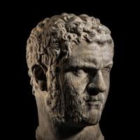 A Roman Marble Portrait Head of the Emperor Caracalla
