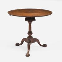 A Chippendale carved mahogany tilt-top tea table Philadelphia, PA, circa 1770