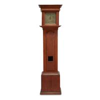 Queen Anne thirty-hour tall case clock Joshua Humphreys (1743-1810), East Whiteland, PA