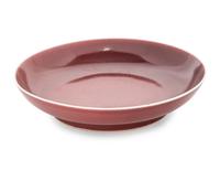 A Copper Red Glazed Porcelain Dish