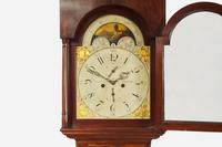 A late Federal mahogany tall case clock, dial and movement by David Weatherly, Sr. (1779-1851) Philadelphia, PA, circa 1820