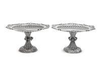 A Pair of Irish George IV Silver Tazze