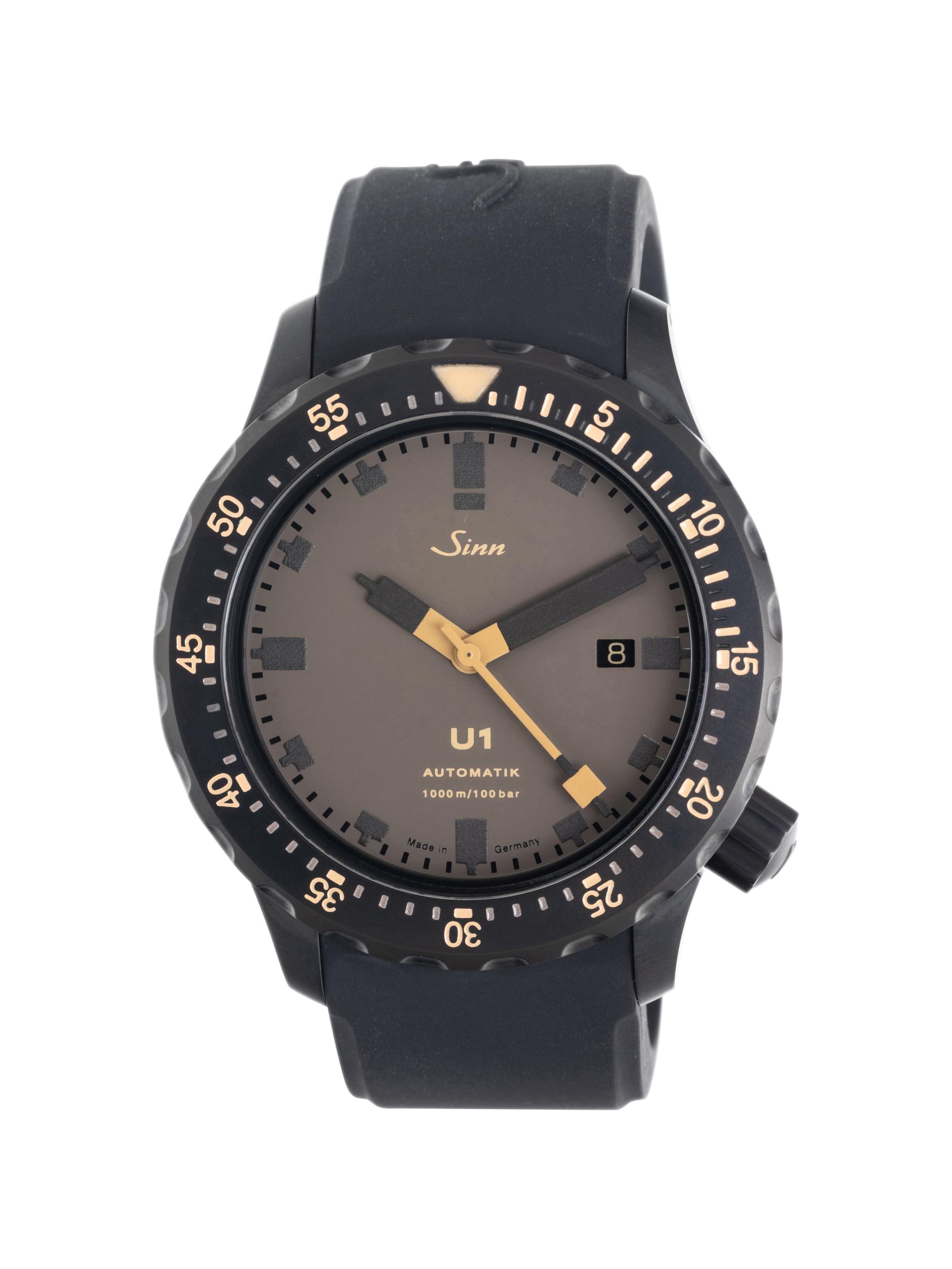 SINN, STEEL 'U1 DESERT' WATCH