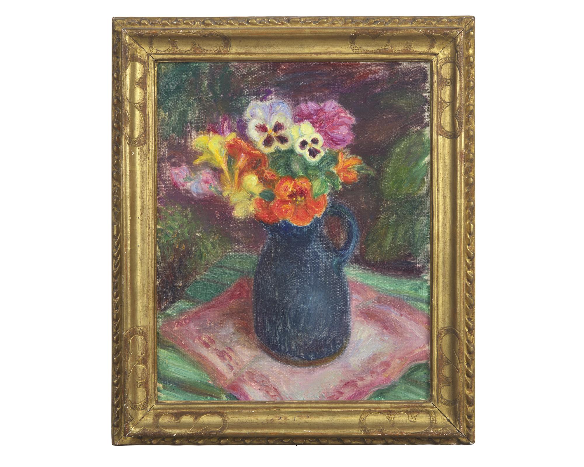 Nasturtiums and Pansies