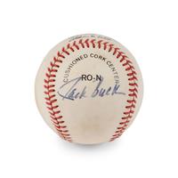 A Jack Buck Signed Autograph Baseball (Beckett Authentication Services Letter)