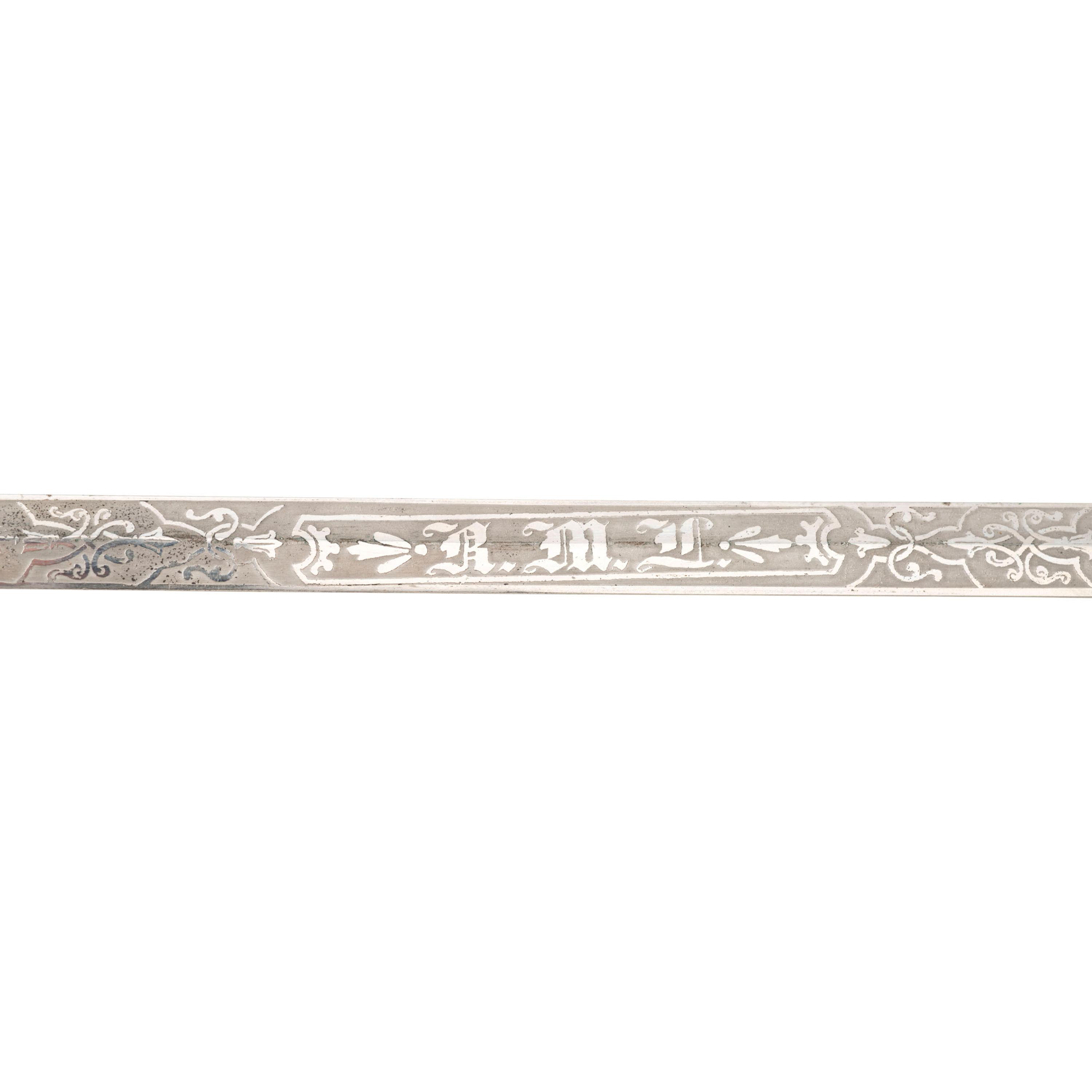 Improved Order of Red Men Fraternal Sword Named to Elisha Pease (Three Time Texas Governor)