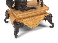 A Pair of French Japonesque Gilt and Patinated Bronze Thirteen-Light Candelabra