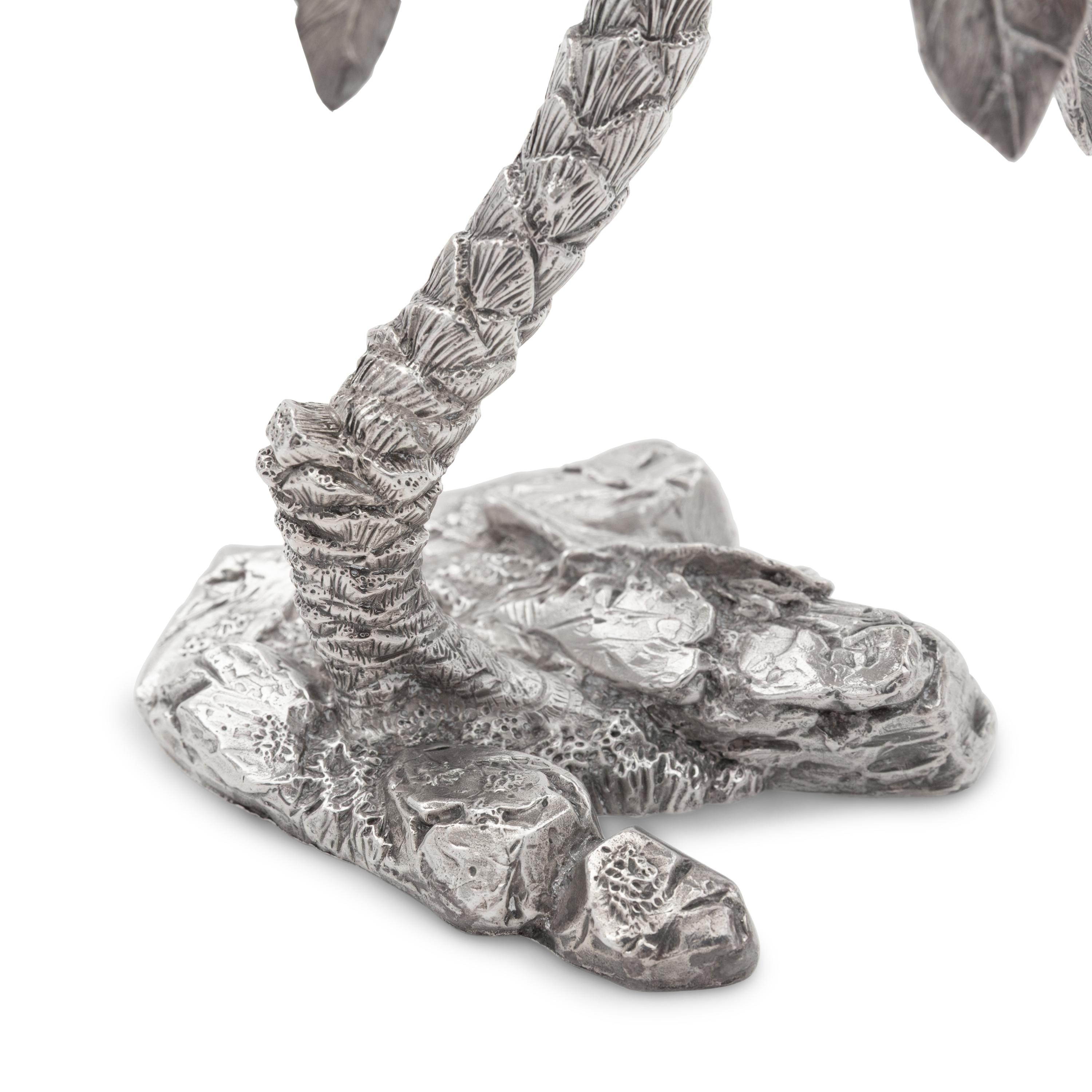 Patrick Mavros (London and Harare, Zimbabwe, Est. 1978) — Three Equatorial Palm Tree Candle Holders, 1996