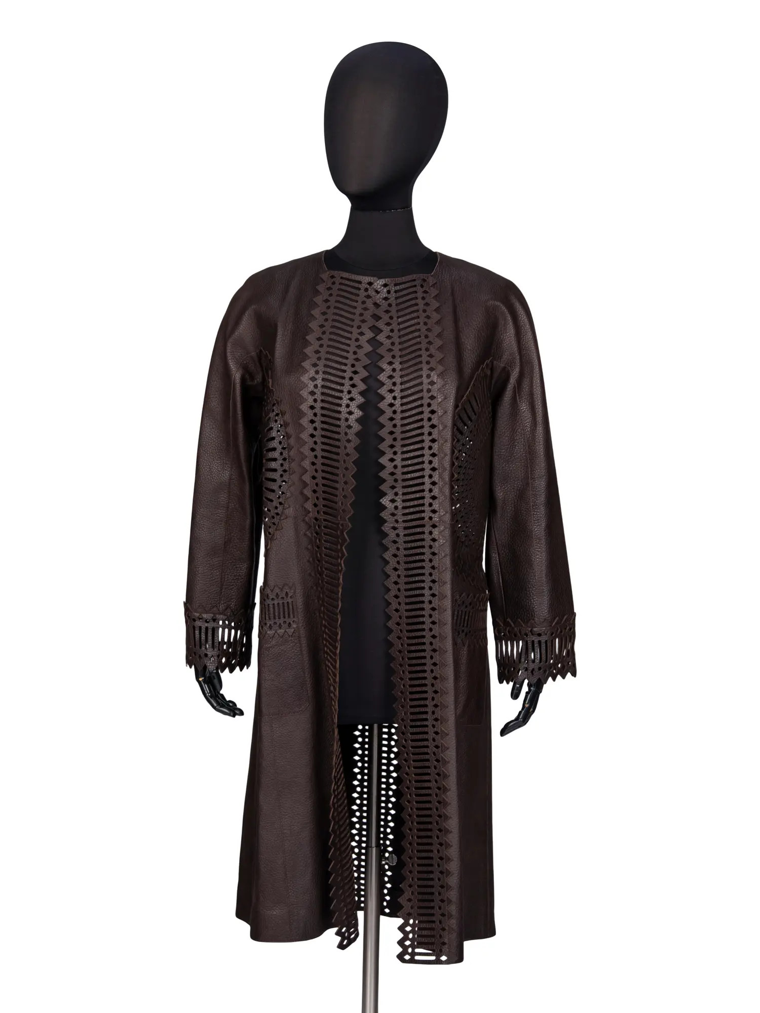 Gianfranco Ferre, Laser-Cut Leather Jacket | Freeman's
