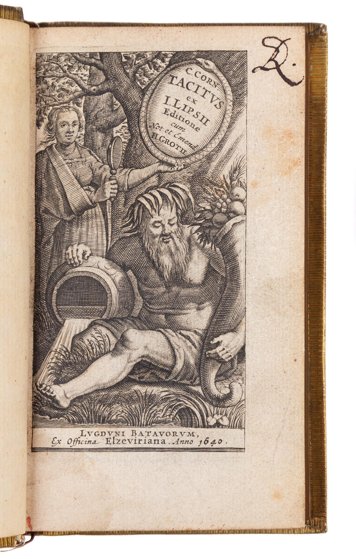 TACITUS, Publius Cornelius (ca 55-102). Opera. Leiden: Elzevir, 1640.