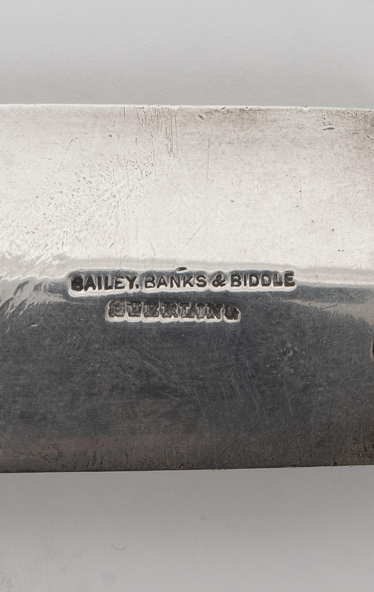 An American Silver Bladed Knife with Deer's Hoof Handle — 20TH CENTURY