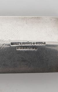 An American Silver Bladed Knife with Deer's Hoof Handle — 20TH CENTURY