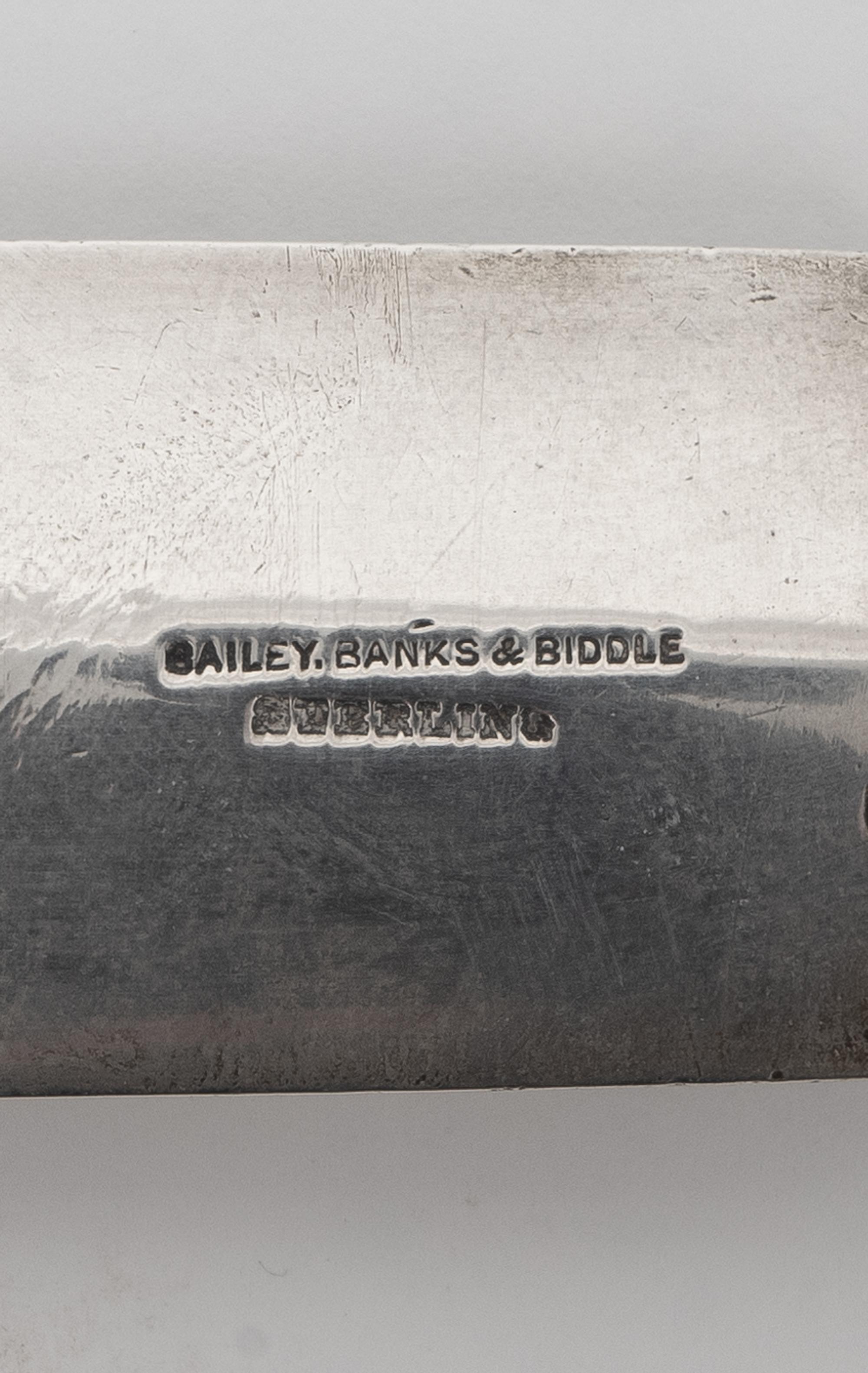 An American Silver Bladed Knife with Deer's Hoof Handle — 20TH CENTURY
