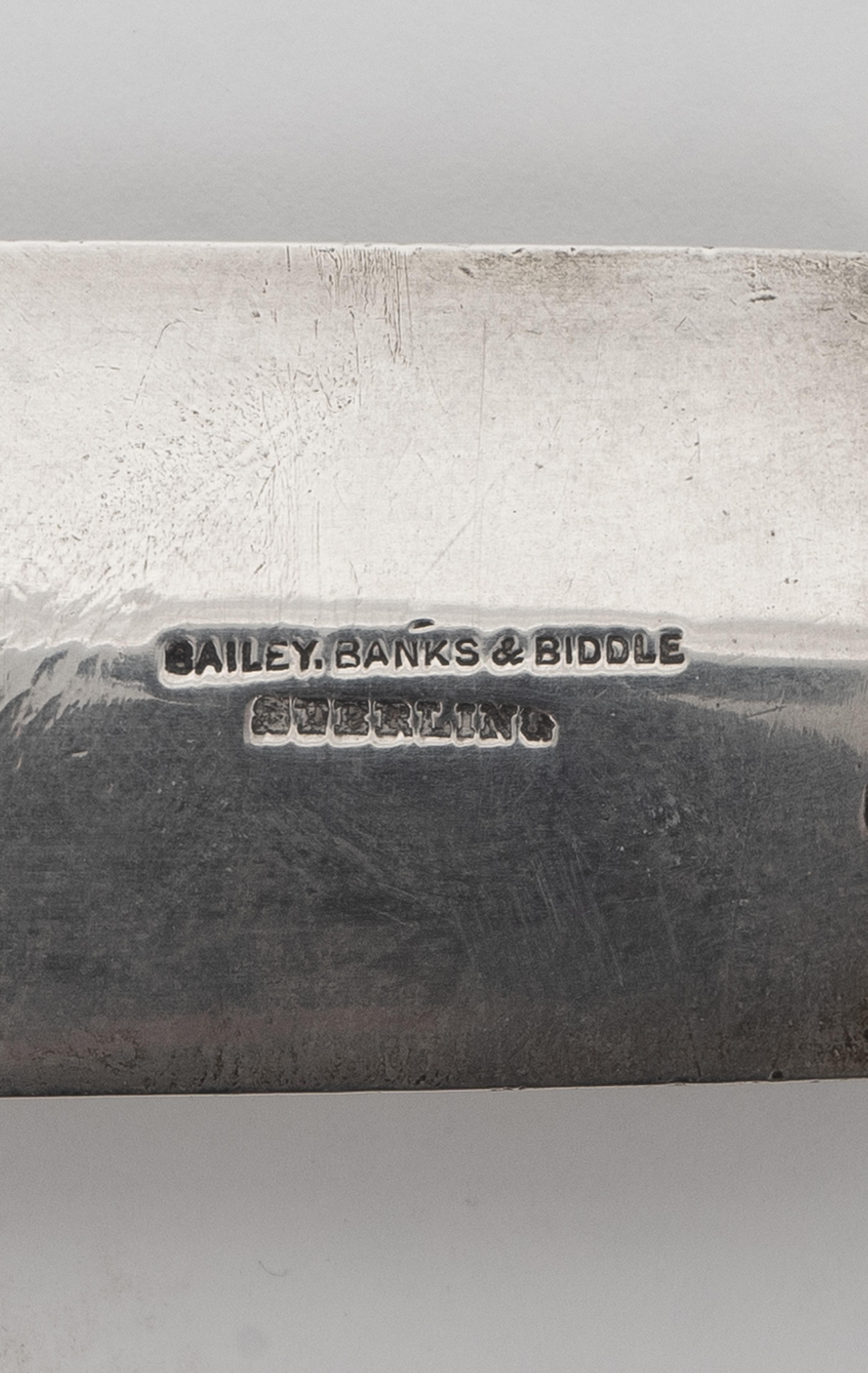 An American Silver Bladed Knife with Deer's Hoof Handle — 20TH CENTURY