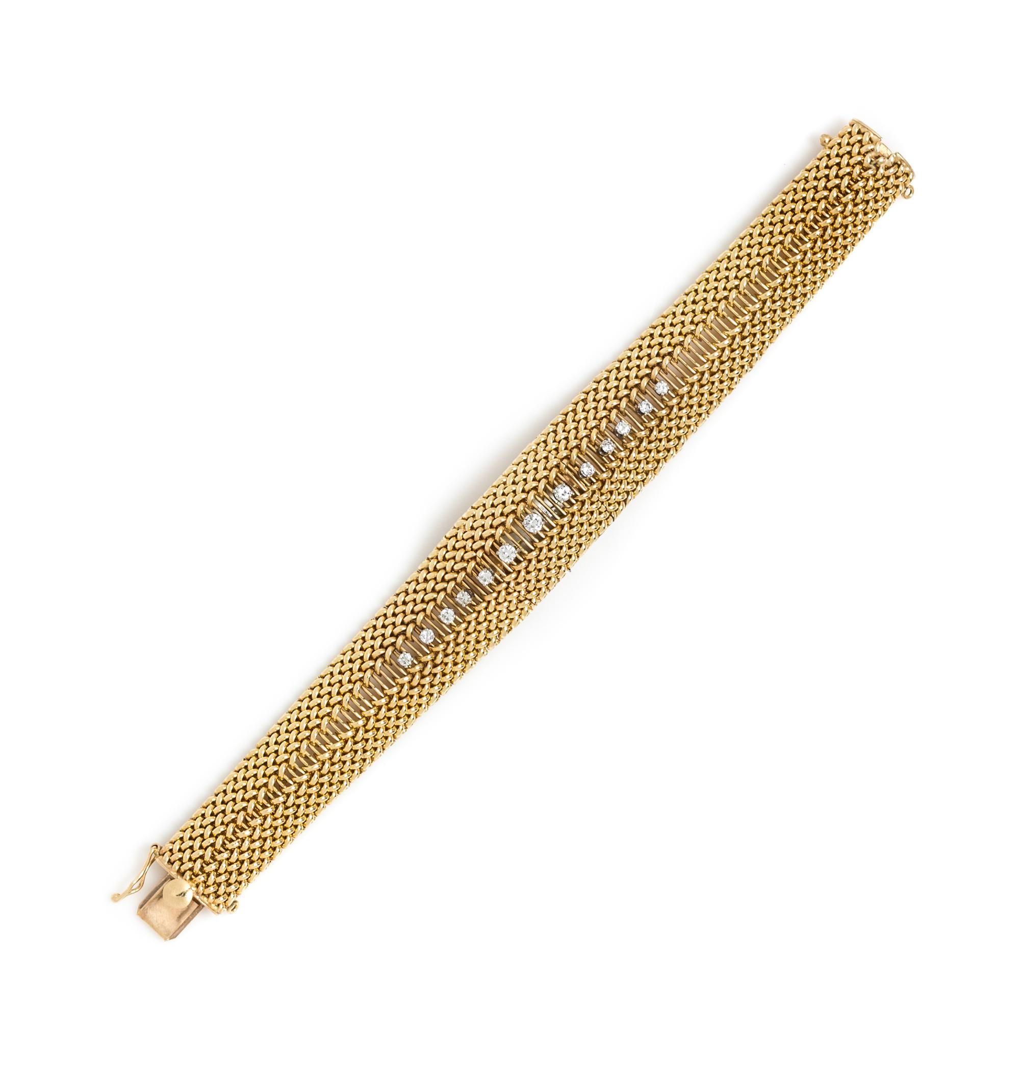 A Yellow Gold and Diamond Surprise Wristwatch, Belfont, 30.80 dwts.