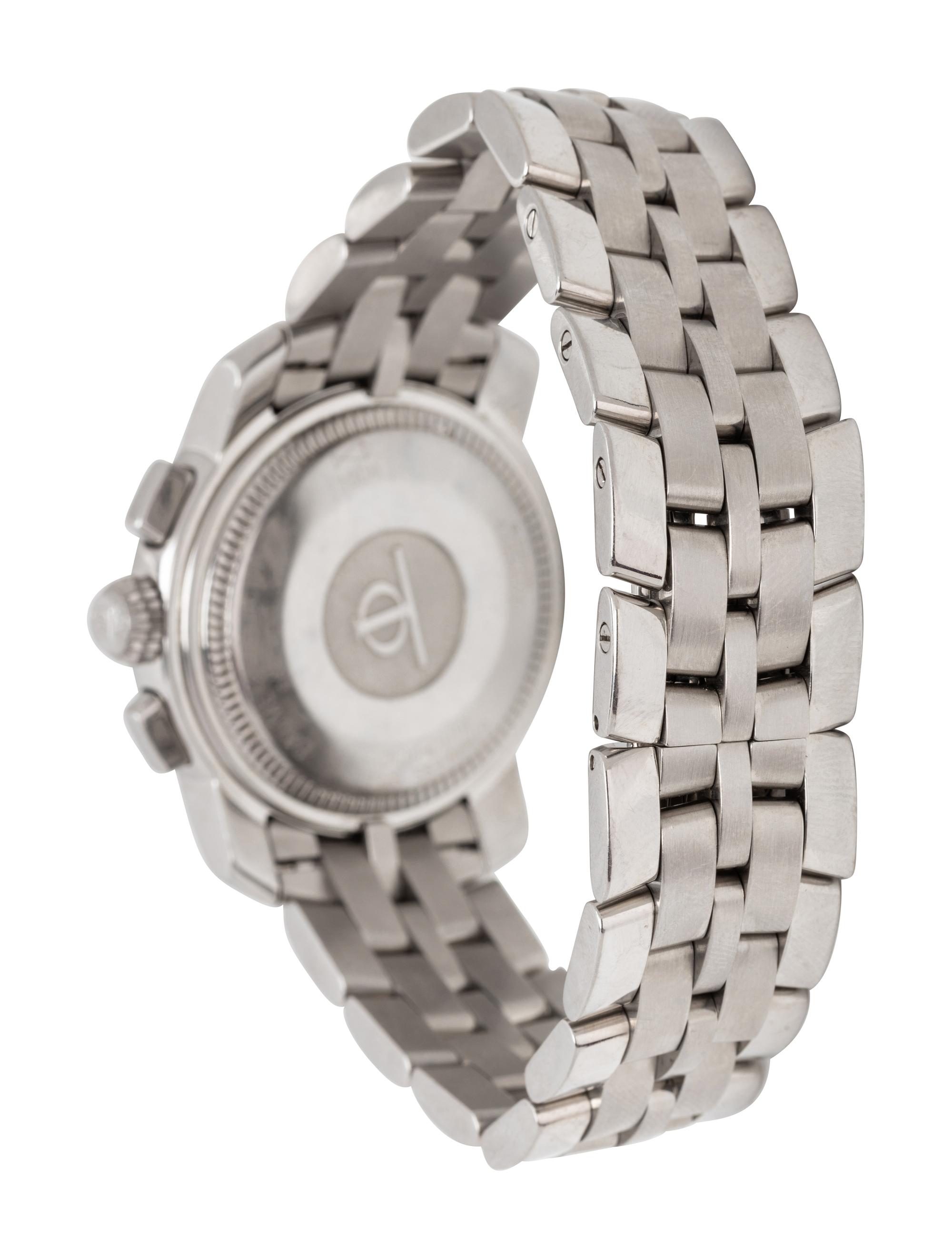 BAUME & MERCIER, STAINLESS STEEL 'CAPELAND' CHRONOGRAPH WATCH