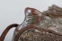 Nautilus Table Lamp, c. 1905 with a Mermaid base cast from a model by Louis Gudebrod