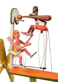 A One of a Kind Michael Jordan Signed Autograph Edward Larson 1989 Whirligig Folk Art (Beckett Authentication Services)