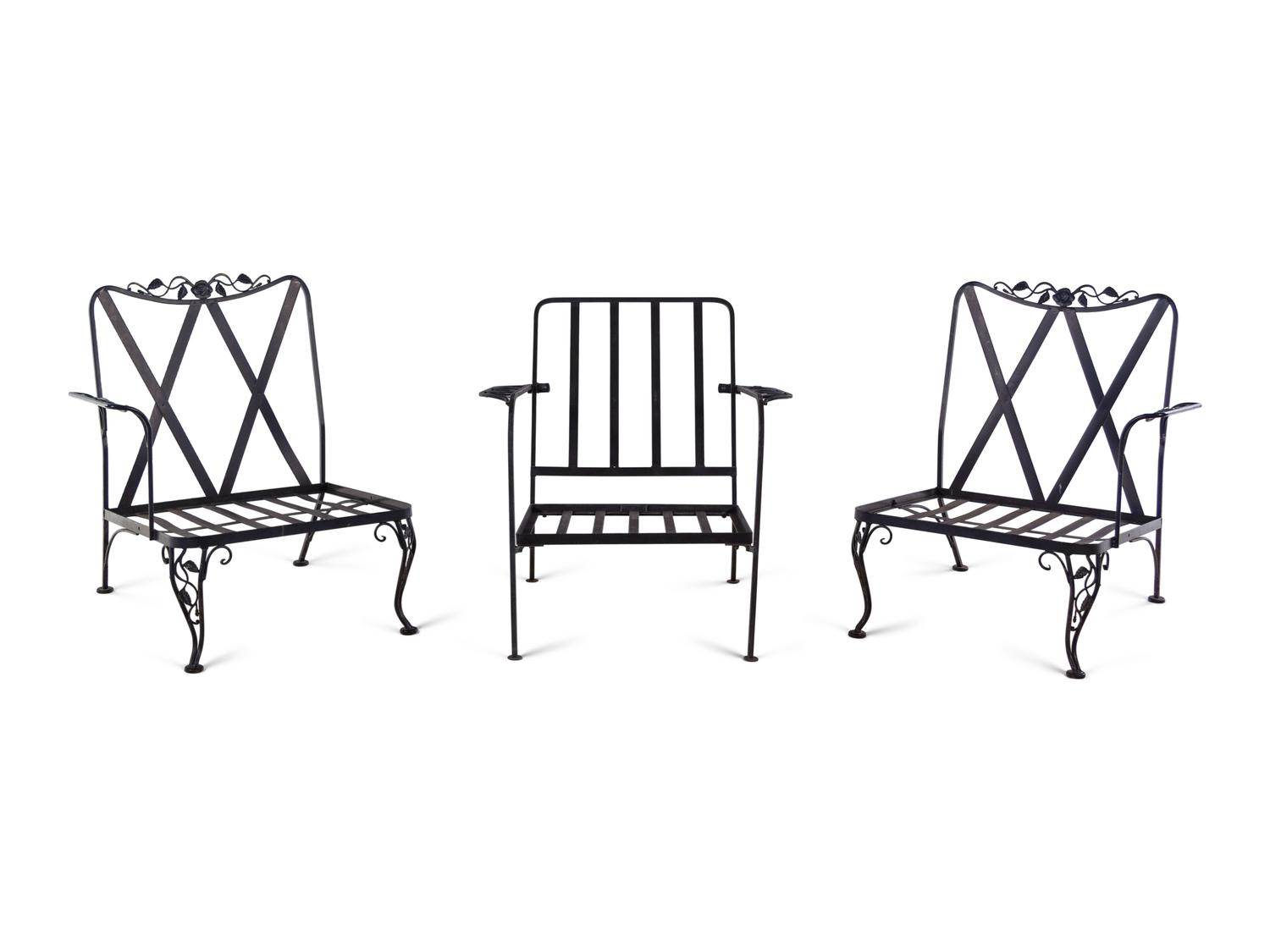 A Collection of Metal Garden Furniture