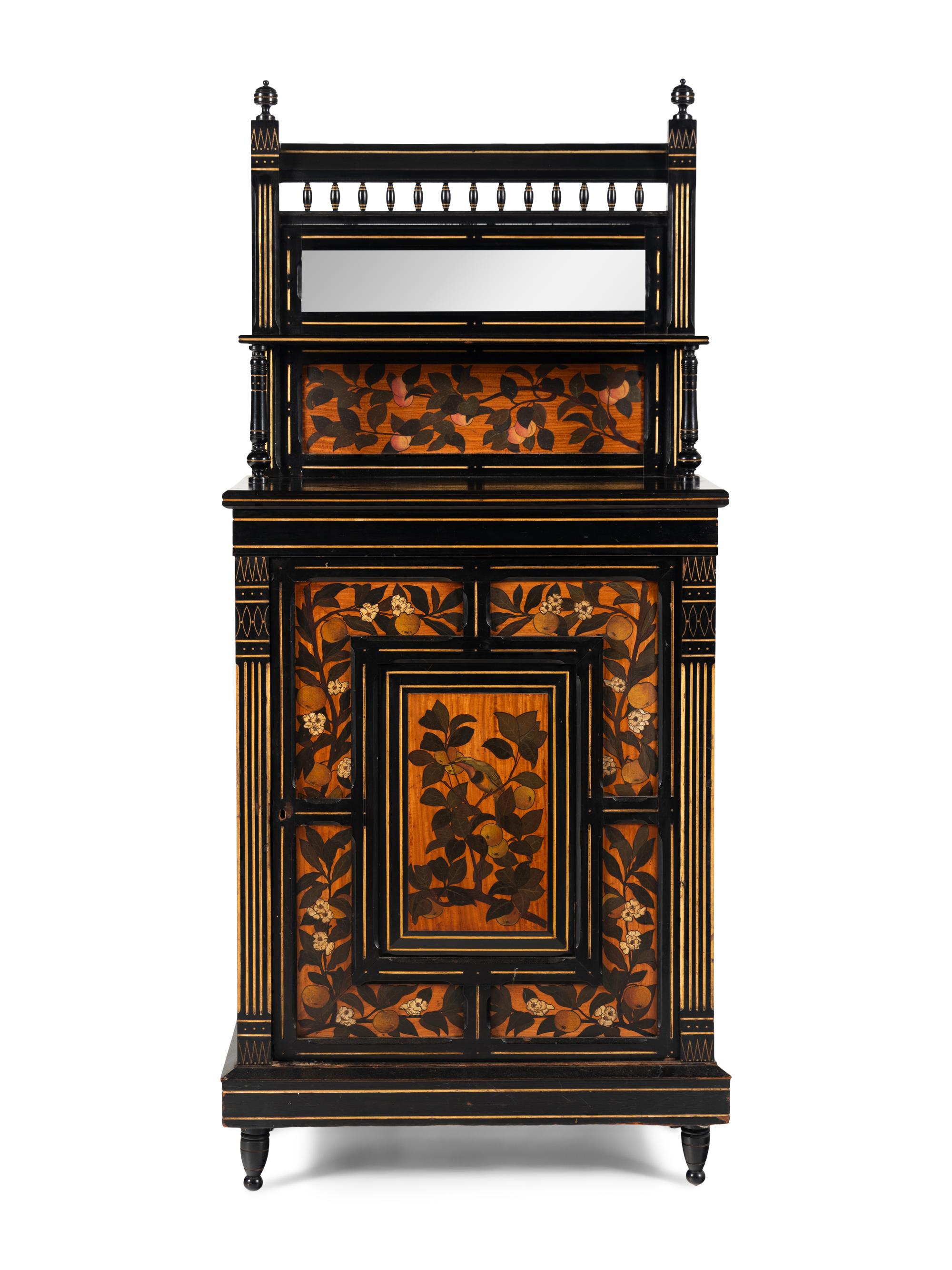 An American Aesthetic Movement Side Cabinet
