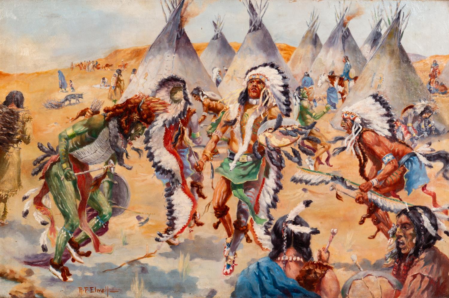 Native Americans Dancing