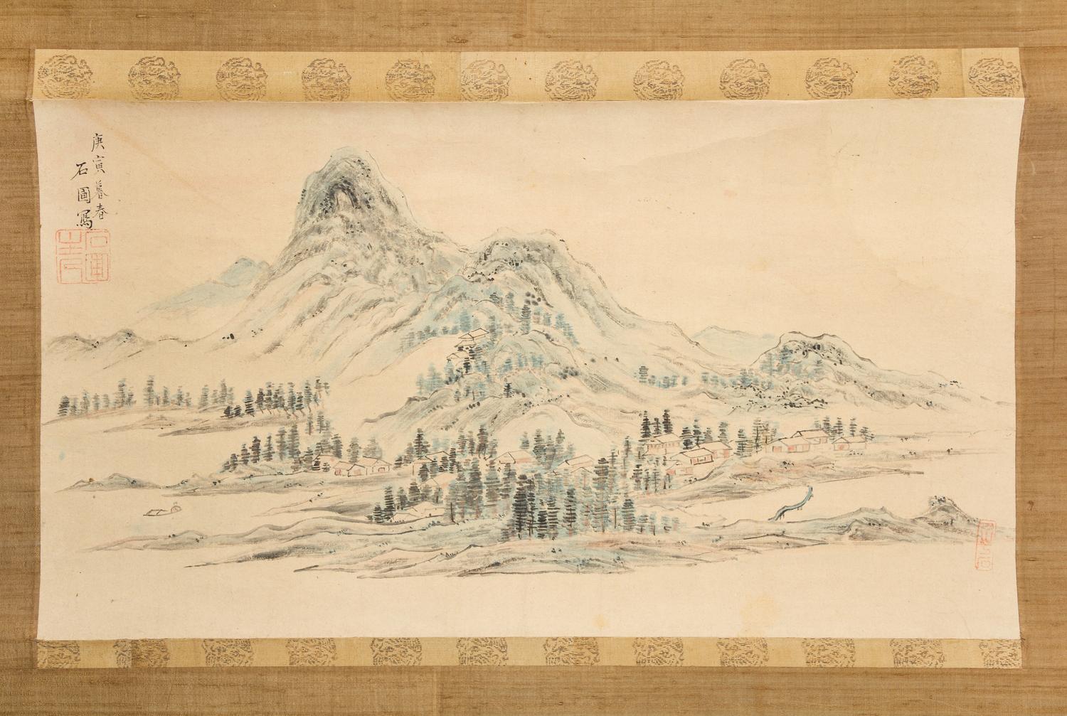 Okada Kanrin, (Japanese, 1775-1849), Landscape Scene