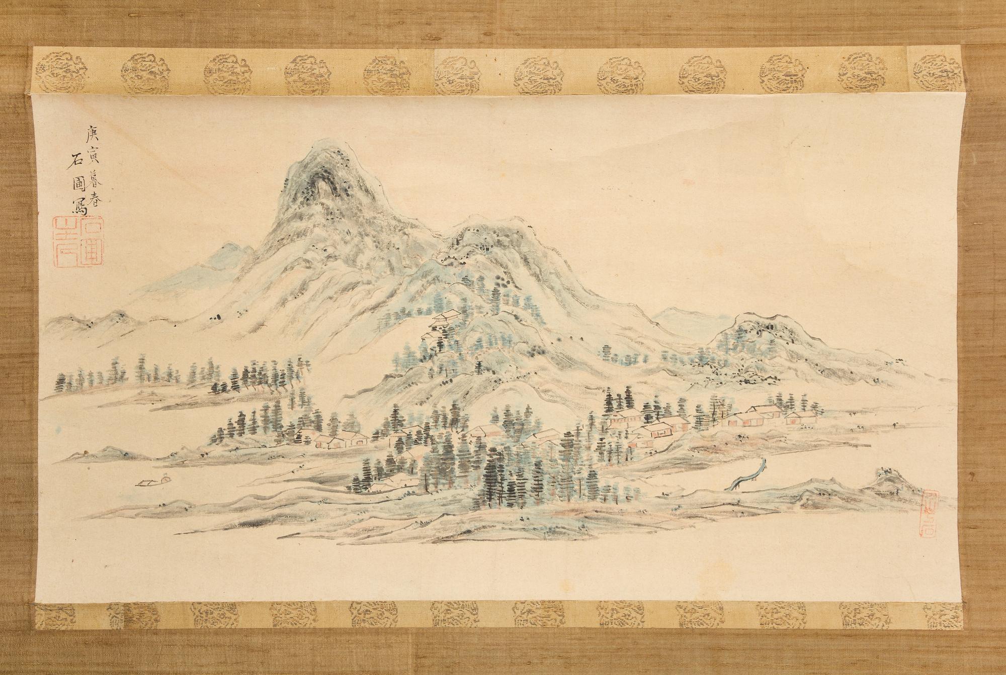 Okada Kanrin, (Japanese, 1775-1849), Landscape Scene