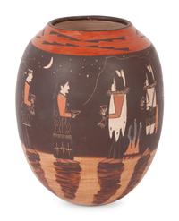 Yeibichai Dancers Pot