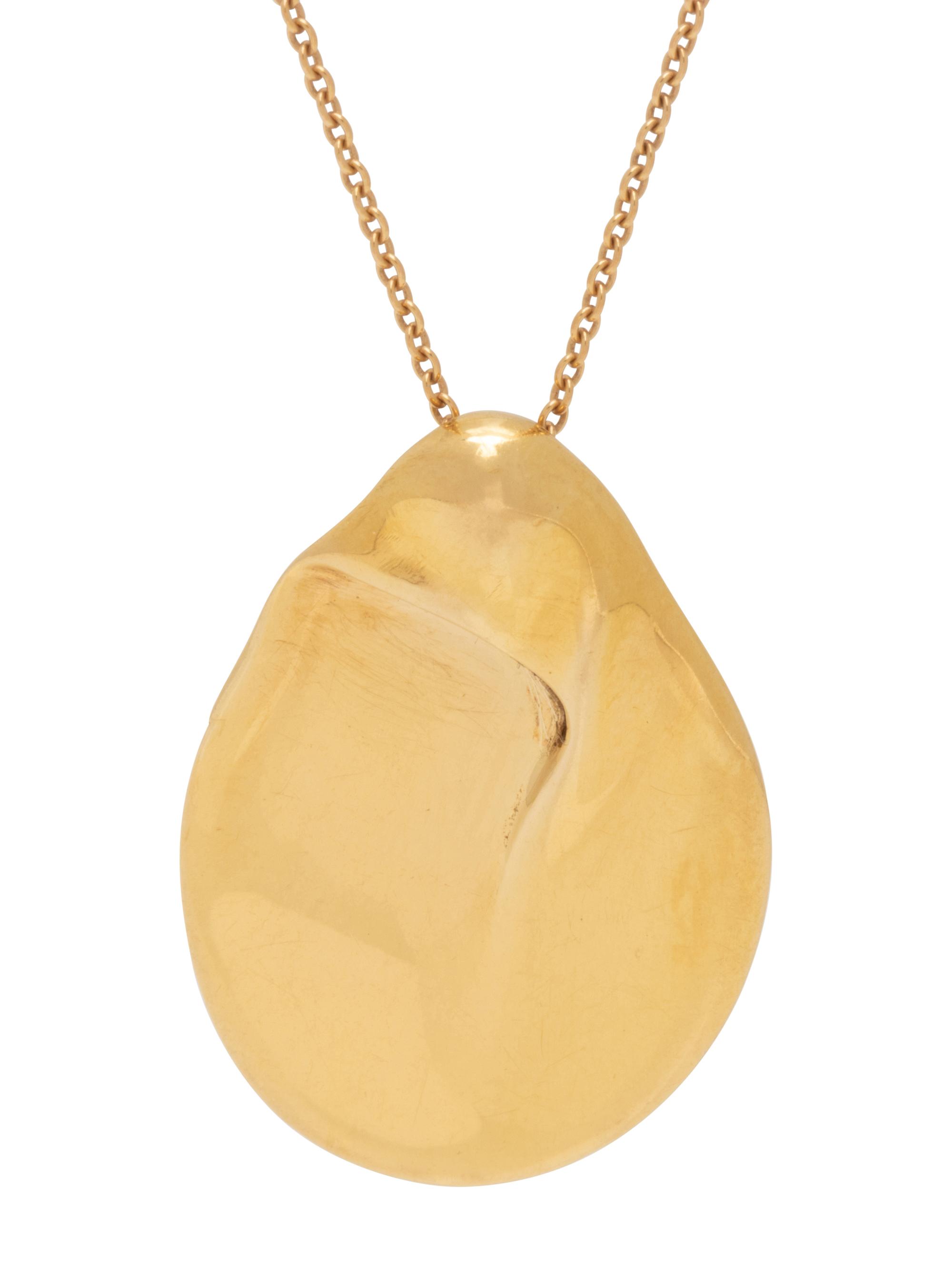 TIFFANY & CO., ELSA PERRETTI, YELLOW GOLD 'MADONNA' NECKLACE