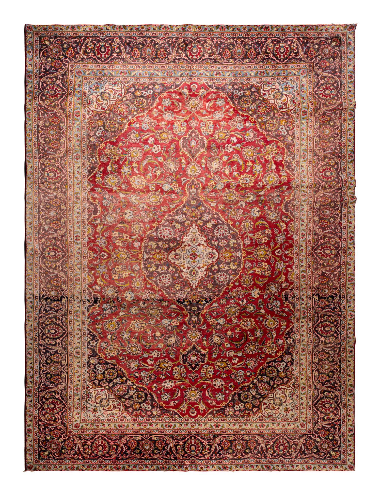A Kashan Wool Rug