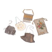 Eight Art Deco Beaded Purses
