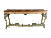A Régence Style Polychrome Painted Console Table
