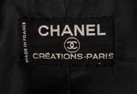 Chanel Black Dress Suit Ensemble,