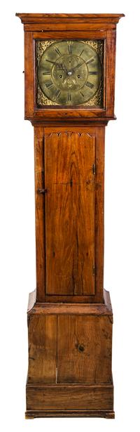 A Welsh Oak Tall Case Clock Height 77 3/4 inches. — JOHN MINSHUL, DENBIGH, 18TH CENTURY