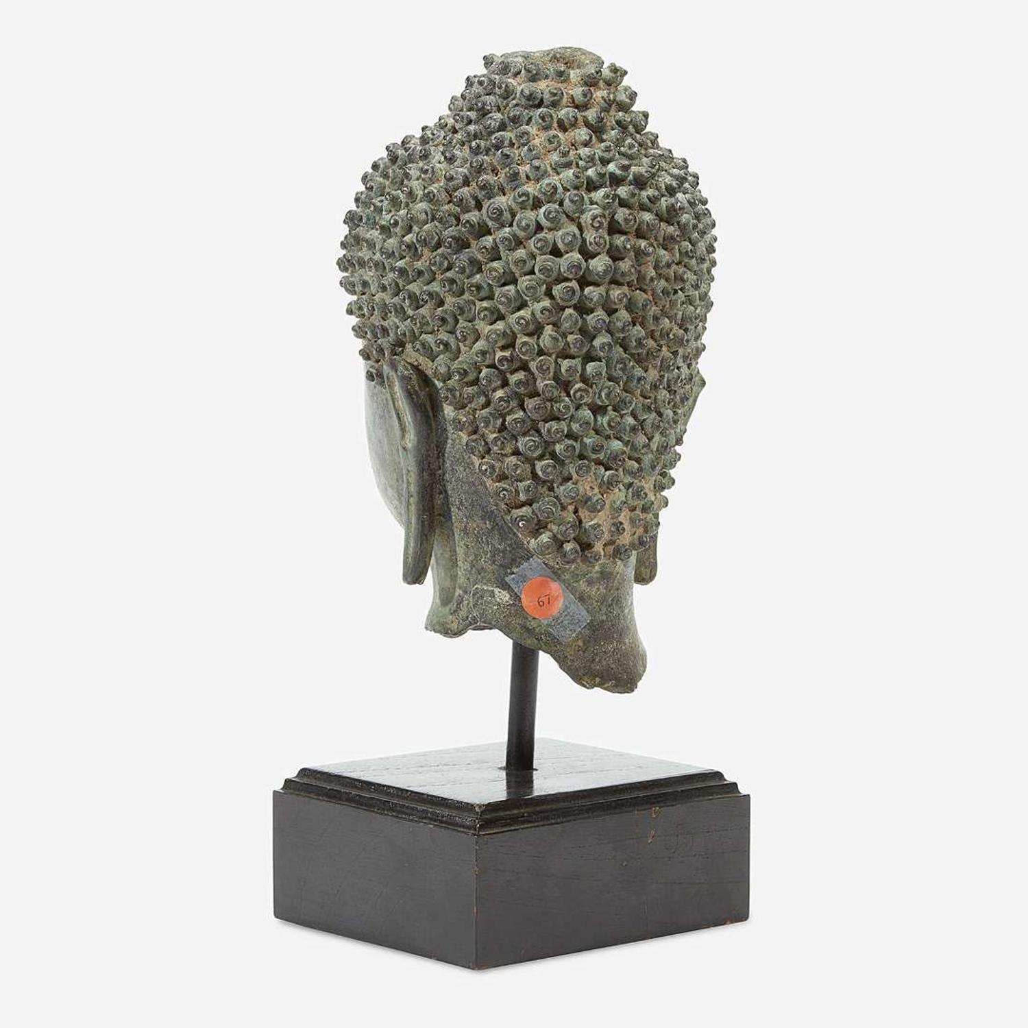 A Thai Chieng-Saen style head of a Buddha 15th Century
