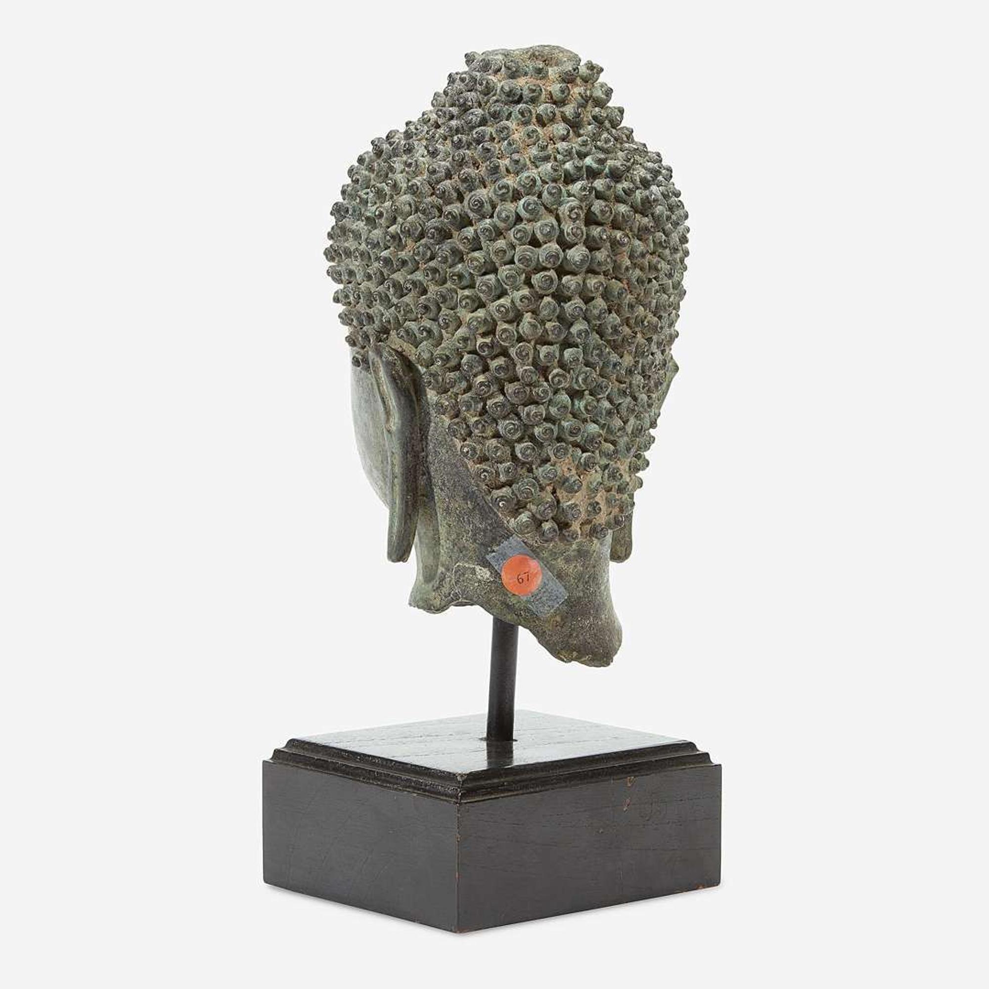 A Thai Chieng-Saen style head of a Buddha 15th Century
