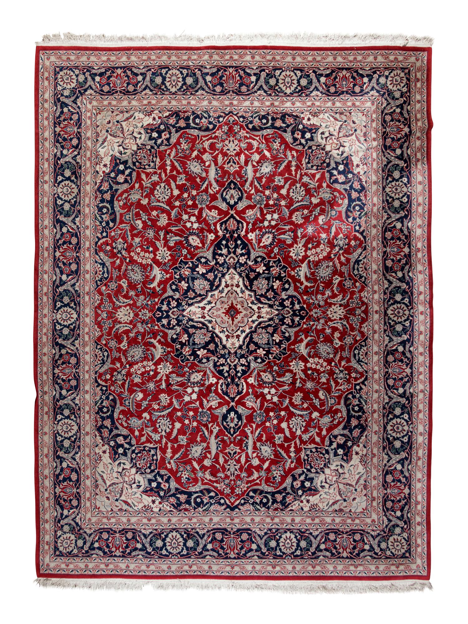 A Kashan Wool Rug