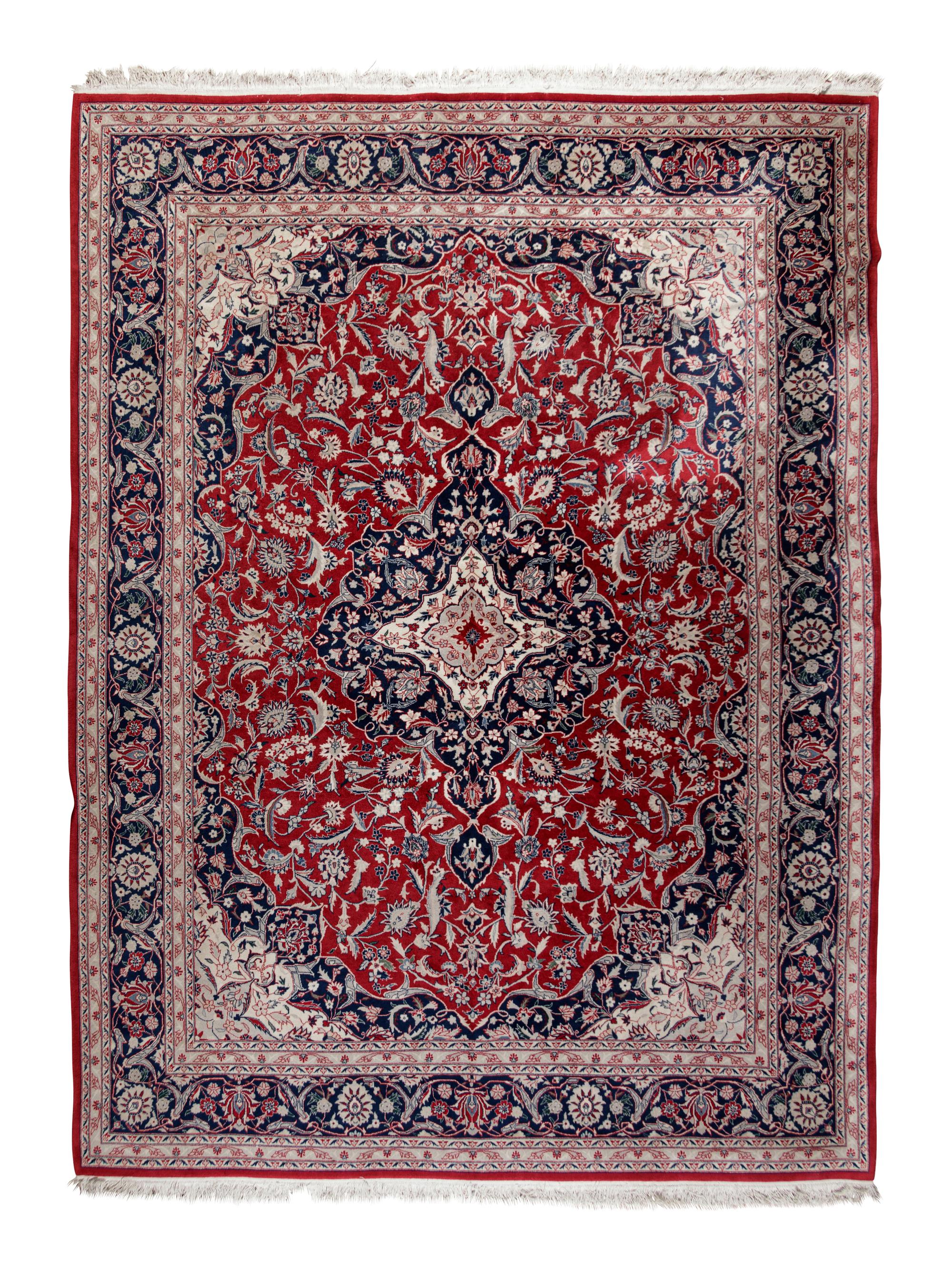 A Kashan Wool Rug
