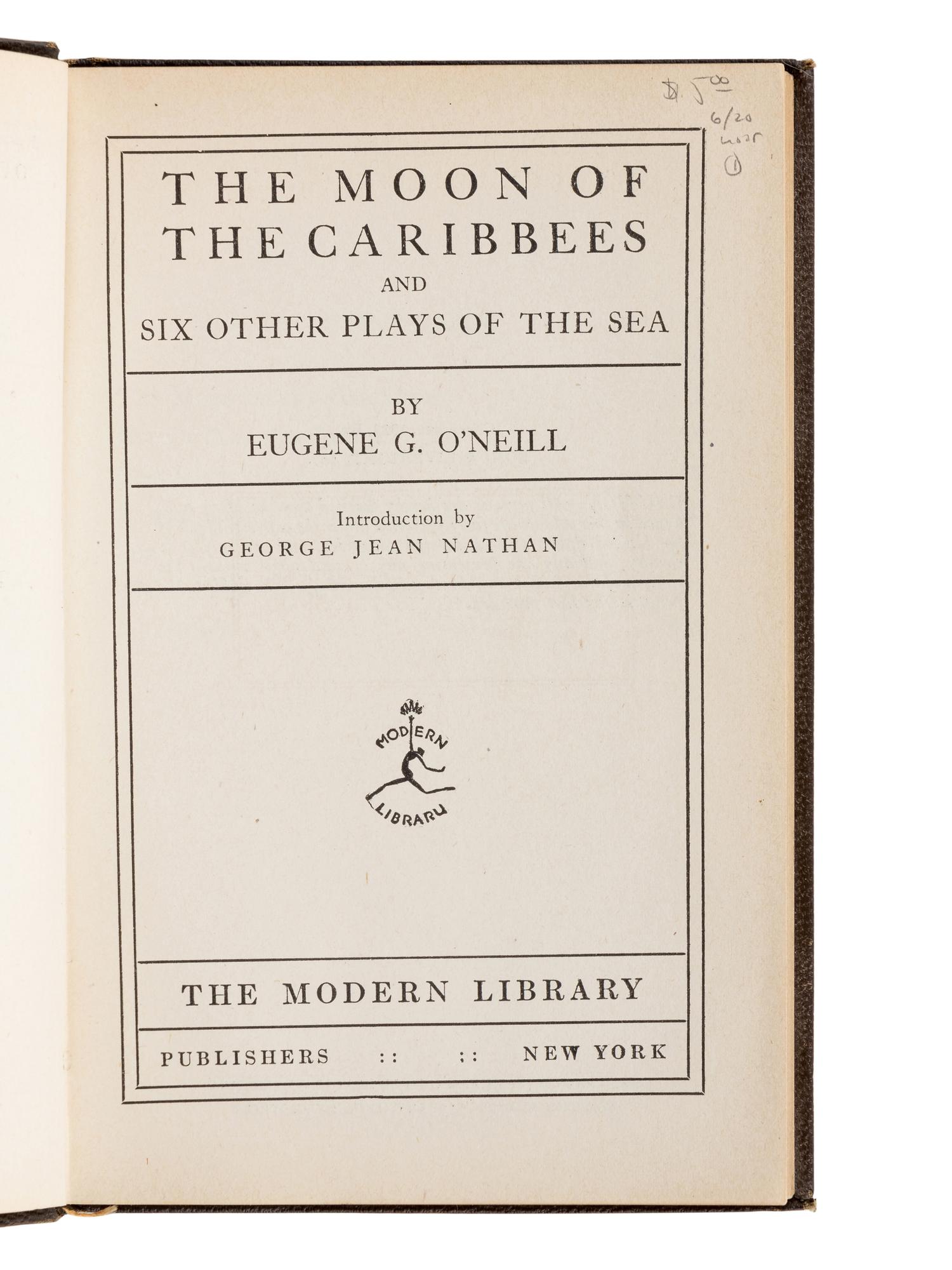 O’NEILL, Eugene (1888-1953). Mourning Becomes Electra . New York: Horace Liveright, Inc., 1931.
