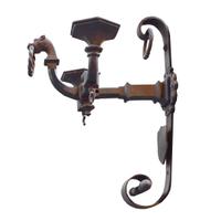 An Iron Sconce 13.5" W x 13" D x 17" H — Argentina, early 20th Century