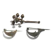 Three Greco-Roman Bronze Fibulae