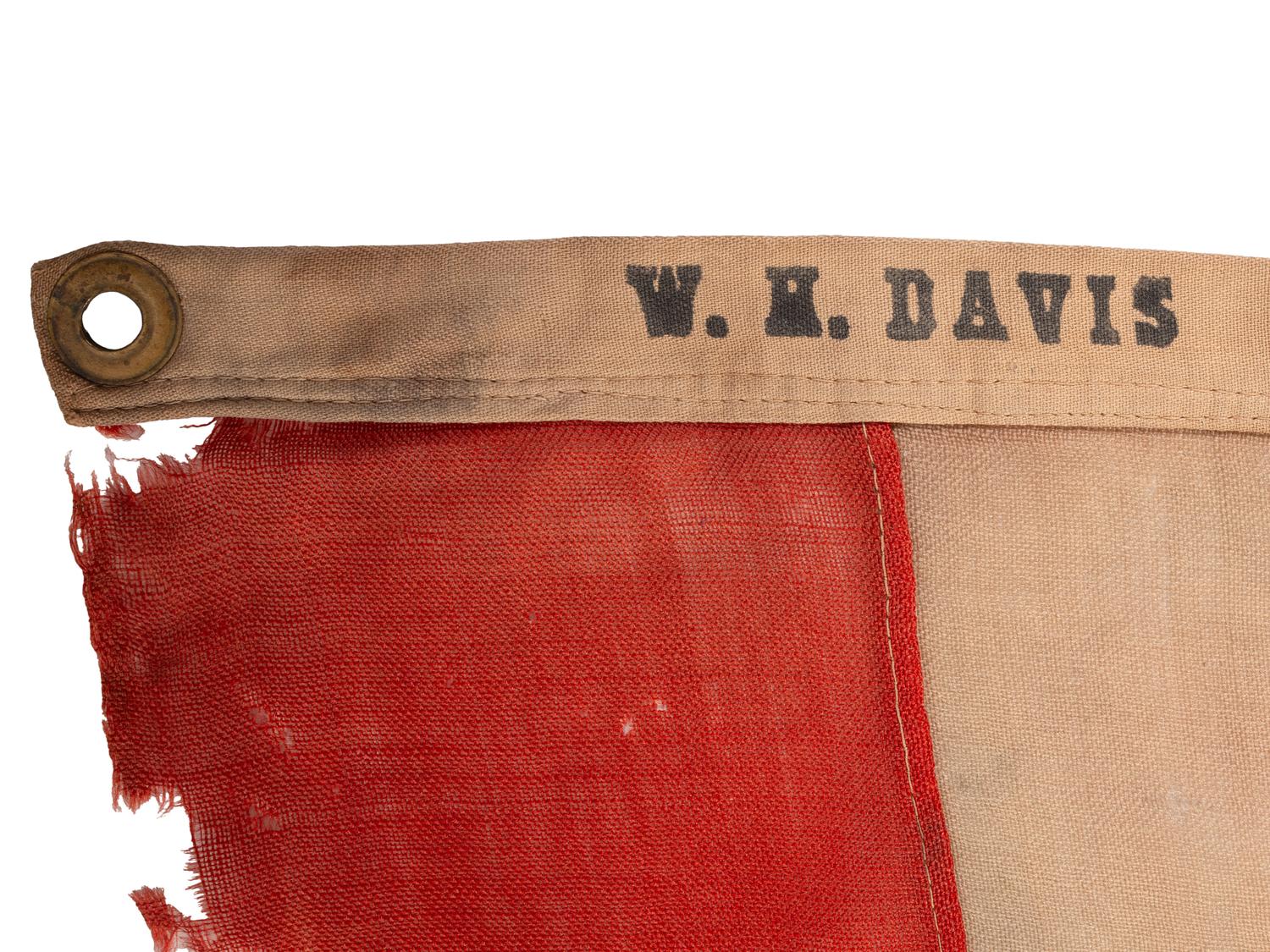 [FLAGS]. 38-star American flag converted to a 48-star flag. Ca 1876-1950s.