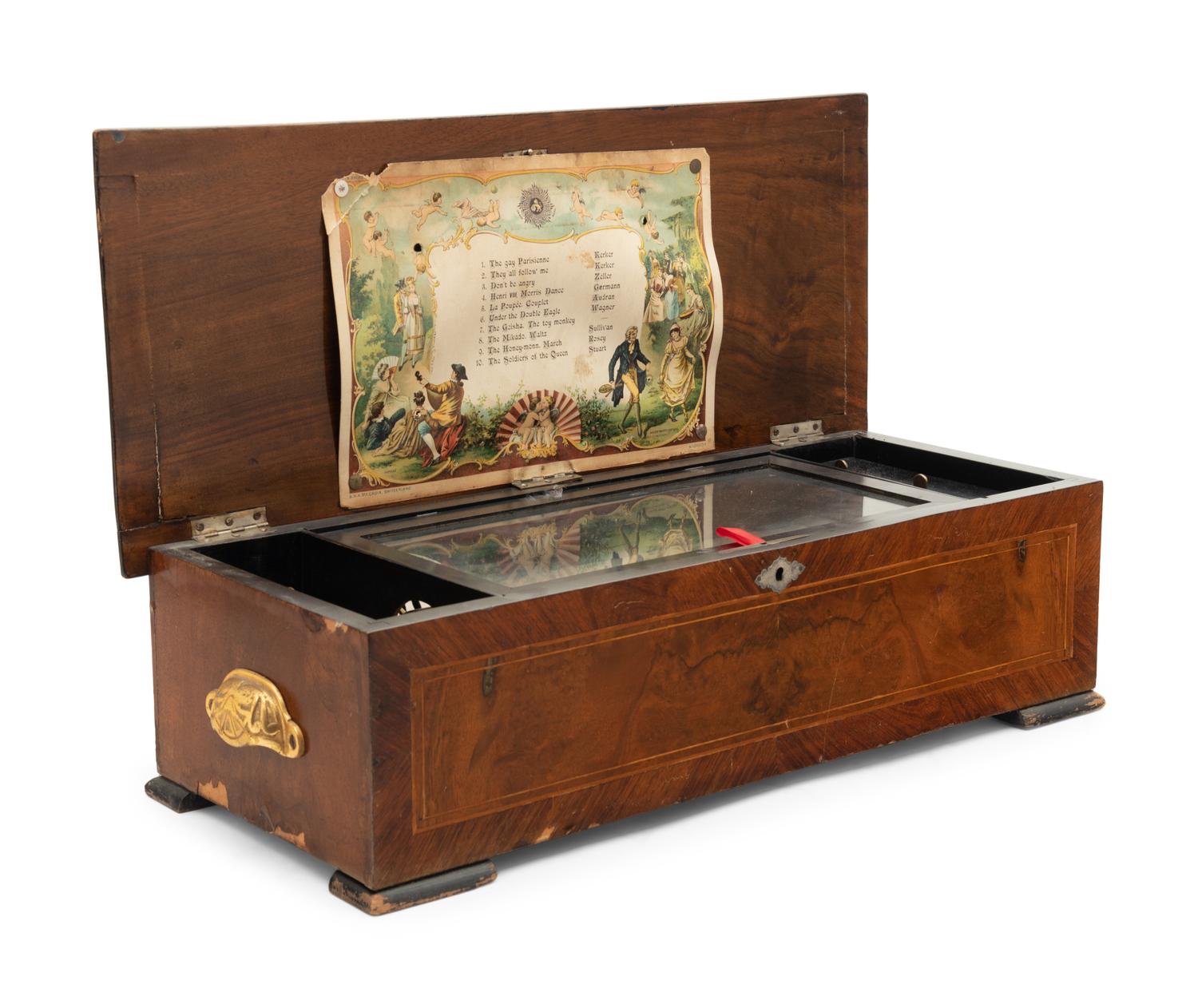 A Continental Cylinder Music Box