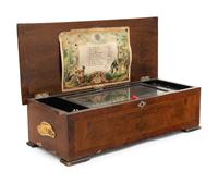 A Continental Cylinder Music Box