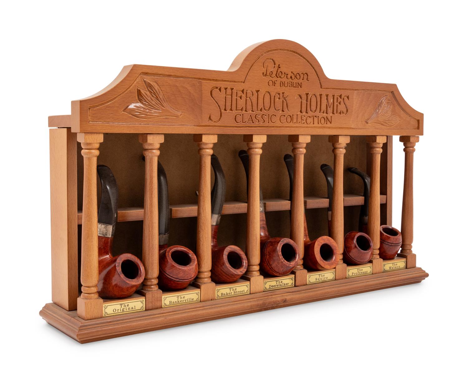 A Collection of Twelve Peterson: Sherlock Holmes Collection Smoking Pipes