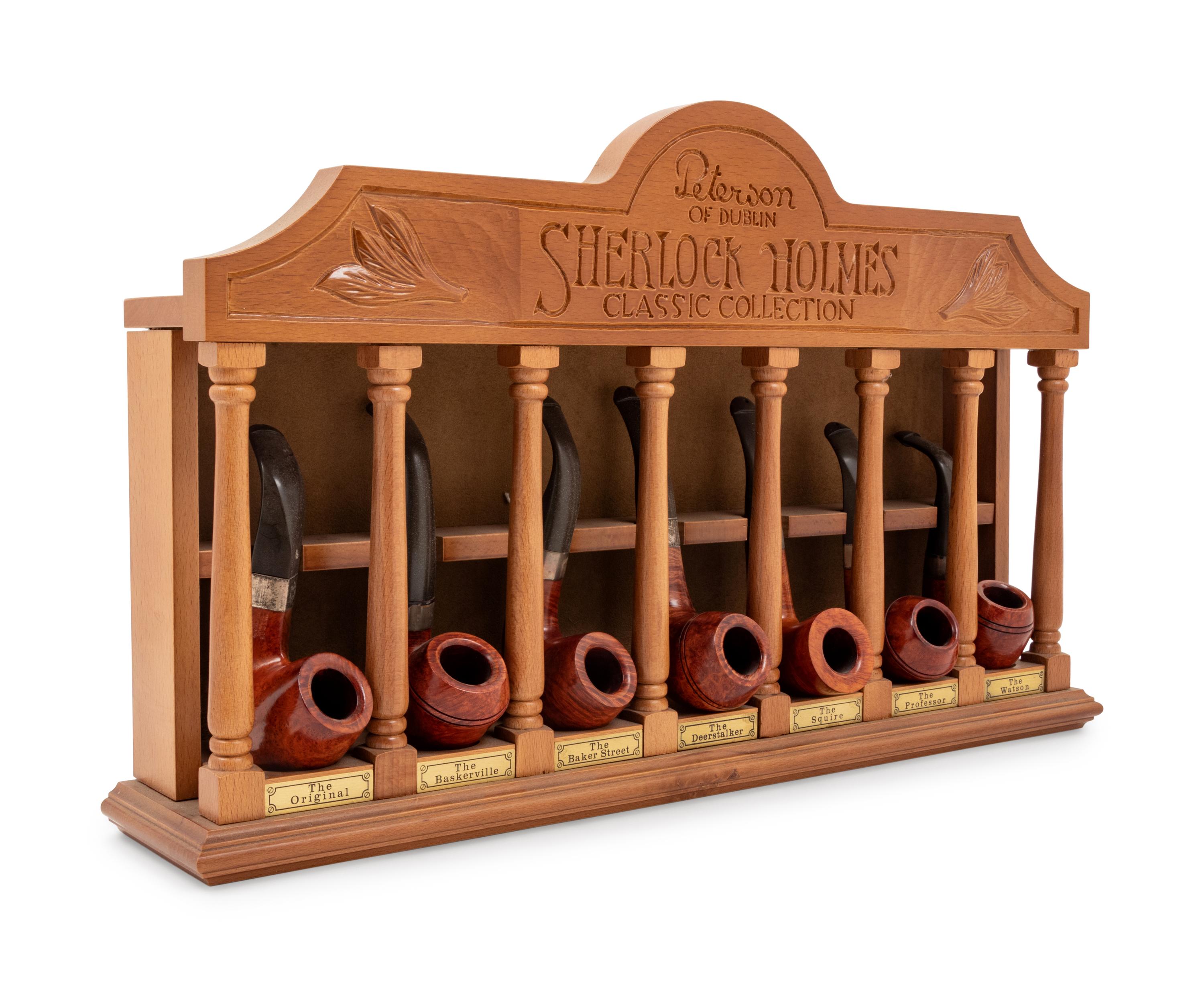 A Collection of Twelve Peterson: Sherlock Holmes Collection Smoking Pipes