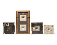 Four Wedgwood Majolica Tiles