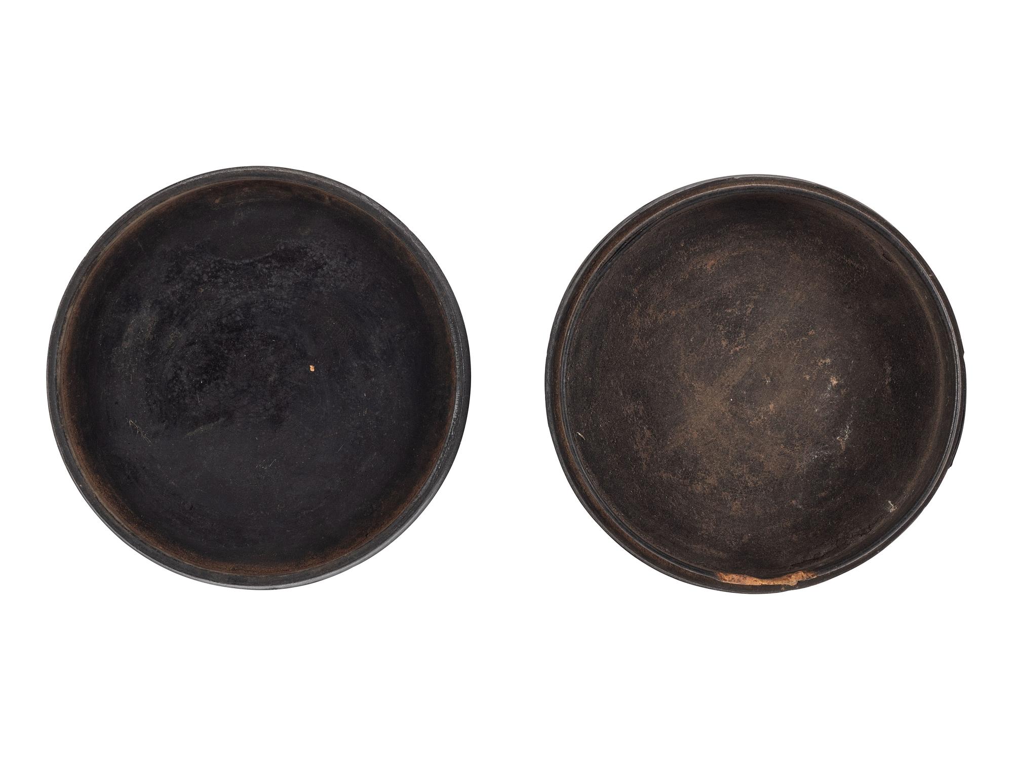 [POLITICS]. George Washington papier-mâché snuff box. English, ca 1800 to 1820.
