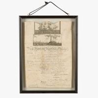 [Presidential] Monroe, James Signed Ship's Passport