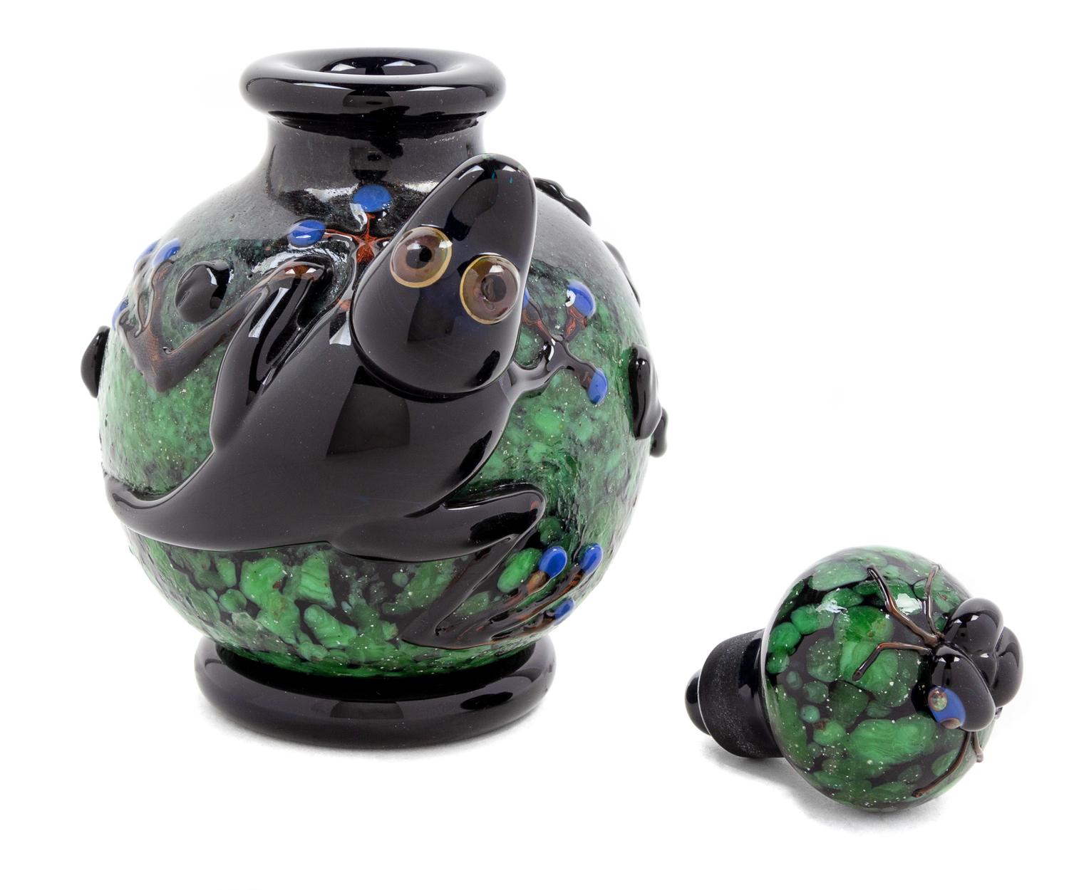 John Nygren, (American, b. 1940), Untitled Lizard Bottle, 1978